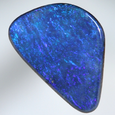 SOLID BOULDER OPAL Bright blues